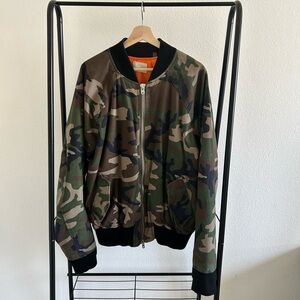 Fear of God FOG Collection One MA-1 Camo Bomber Jacket Size XL 2015–2016